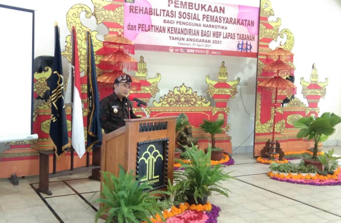 podiumnews.com-Wabup Tabanan Apresiasi Program Anti Narkoba Lapas Kelas II B Tabanan